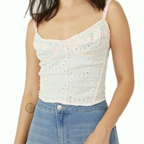 Free People Pop of Color Corset in Tea Combo M - Picture 1 of 12